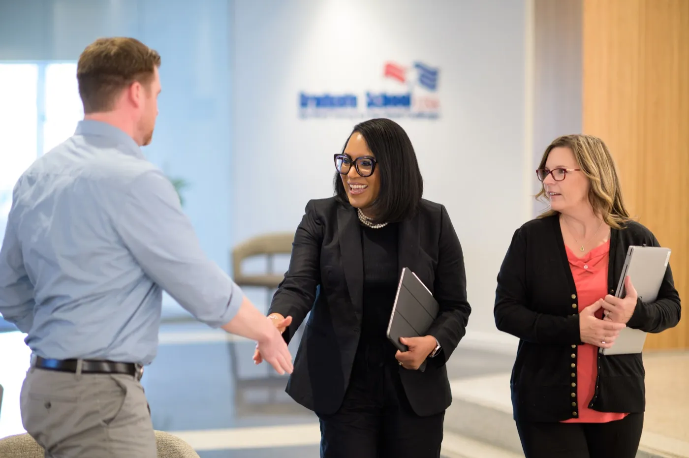 Graduate School USA staff welcoming agency colleagues